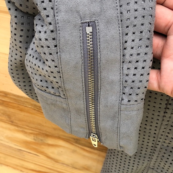 Anthropologie | Hei Hei Vegan Suede Moto Jacket S - Picture 4 of 7